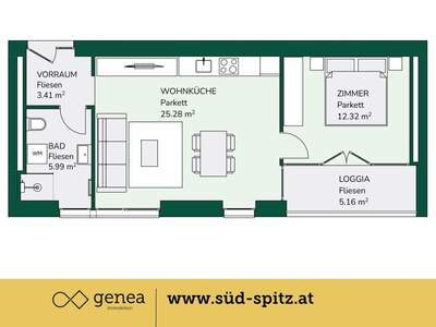 Wohnung mit Balkon mieten in 8020 Graz (Bild 1)