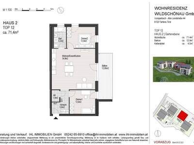 Wohnung mit Balkon kaufen in 6311 Oberau (Bild 3)