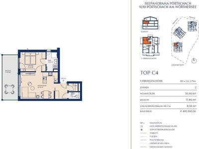 Eigentumswohnung in 9210 Pörtschach