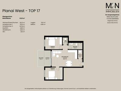 Wohnung mit Balkon kaufen in 8970 Schladming (Bild 5)