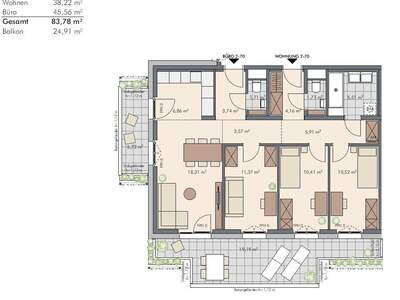 Wohnung mit Balkon kaufen in 1220 Wien (Bild 2)