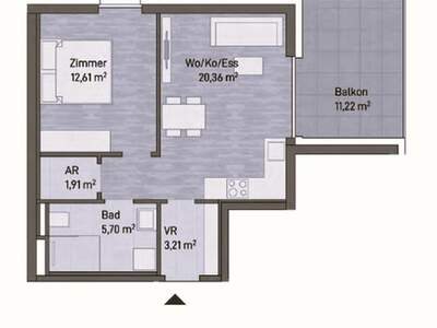 Wohnung mit Balkon kaufen in 8020 Graz Gries