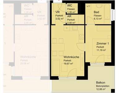 Terrassenwohnung mieten in 1220 Wien