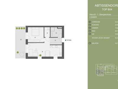 Wohnung mit Balkon kaufen in 8073 Feldkirchen (Bild 3)