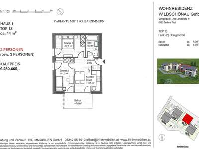 Wohnung mit Balkon kaufen in 6311 Oberau (Bild 3)