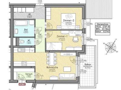 Wohnung mit Balkon kaufen in 8700 Leoben (Bild 2)
