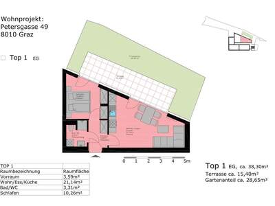 Wohnung mit Balkon kaufen in 8010 Graz (Bild 2)