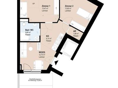 Mietwohnung in 8020 Graz (Bild 1)