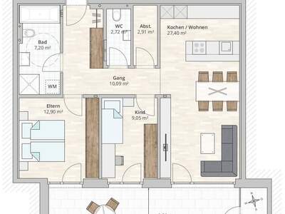 Eigentumswohnung in 6830 Rankweil
