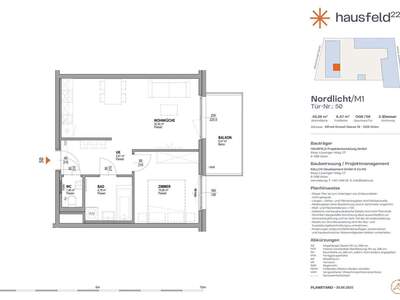 Wohnung mit Balkon mieten in 1220 Wien (Bild 1)