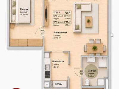 Apartment provisionsfrei mieten in 8020 Steiermark
