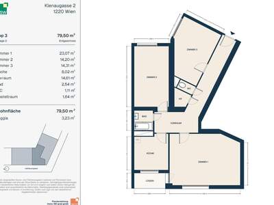 Wohnung mieten in 1220 Wien (Bild 2)