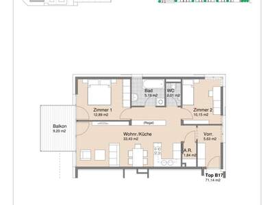 Wohnung mit Balkon kaufen in 6511 Zams (Bild 5)