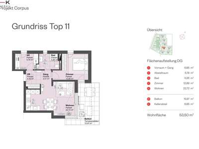 Wohnung mit Balkon kaufen in 5082 Grödig (Bild 2)