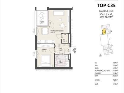 Wohnung mit Balkon kaufen in 6020 Innsbruck (Bild 3)