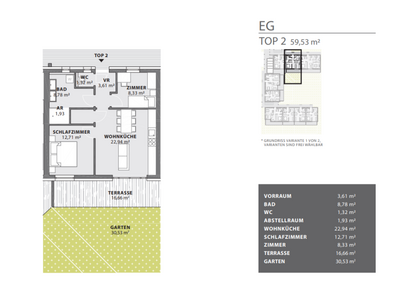 Terrassenwohnung kaufen in 8280 Fürstenfeld (Bild 1)