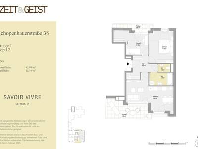 Wohnung mit Balkon mieten in 1180 Wien (Bild 4)