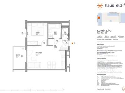 Wohnung mit Balkon mieten in 1220 Wien (Bild 1)