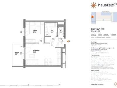 Wohnung mit Balkon mieten in 1220 Wien (Bild 1)