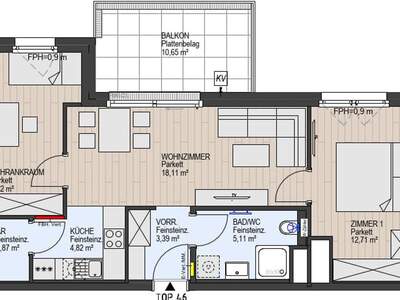 Wohnung mit Balkon kaufen in 1210 Wien (Bild 3)