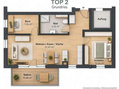 Wohnung mit Balkon kaufen in 4020 Linz (Bild 3)