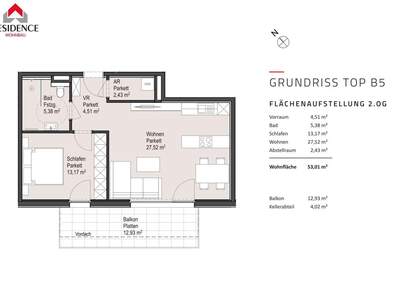 Wohnung mit Balkon kaufen in 5161 Elixhausen (Bild 3)