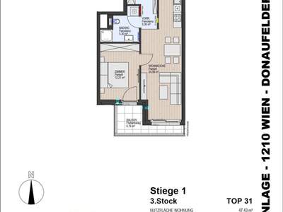 Wohnung mit Balkon kaufen in 1210 Wien (Bild 4)