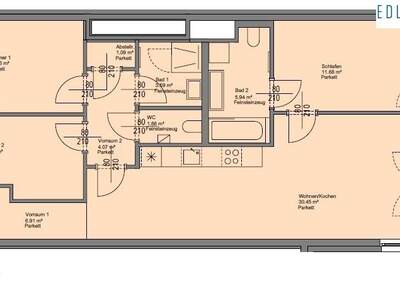 Terrassenwohnung mieten in 3100 St. Pölten (Bild 5)