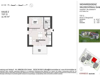 Wohnung mit Balkon kaufen in 6311 Oberau (Bild 5)