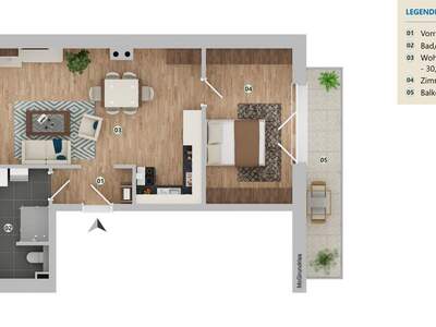 Wohnung mieten in 4600 Wels (Bild 1)