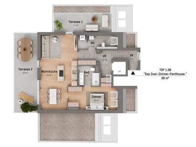 Terrassenwohnung kaufen in 1210 Wien (Bild 1)