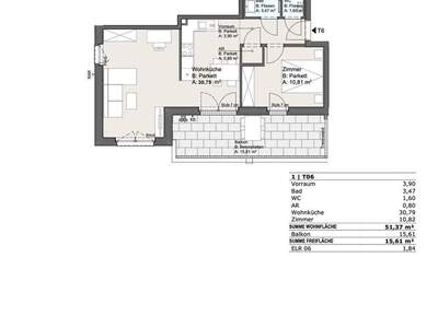 Terrassenwohnung kaufen in 1220 Wien (Bild 2)