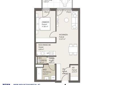 Wohnung mit Balkon mieten in 1110 Wien (Bild 1)