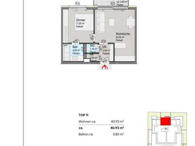 Wohnung mit Balkon kaufen in 1140 Wien (Bild 4)