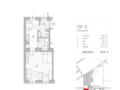 Altbauwohnung mieten in 1180 Wien (Bild 5)