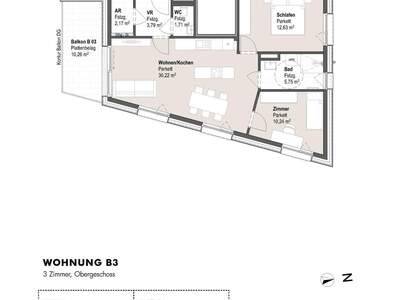 Wohnung mit Balkon kaufen in 5760 Saalfelden (Bild 2)