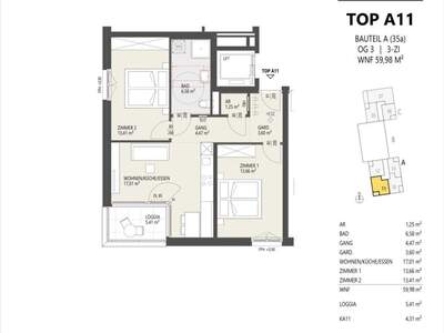 Wohnung mit Balkon kaufen in 6020 Innsbruck (Bild 5)