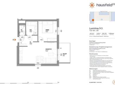 Wohnung mit Balkon mieten in 1220 Wien (Bild 1)
