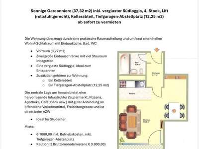 Wohnung provisionsfrei mieten in 6020 Innsbruck