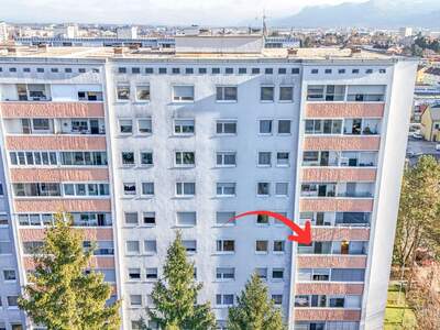 Altbauwohnung mit Balkon mieten in 9020 Klagenfurt (Bild 1)