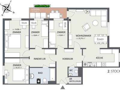 Wohnung kaufen in 1120 Wien (Bild 3)