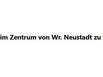 Garage / parking space provisionsfrei mieten in 2700 Wiener Neustadt