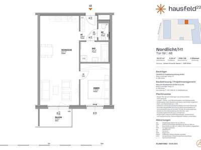 Wohnung mit Balkon mieten in 1220 Wien (Bild 2)