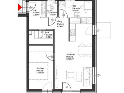 Wohnung mit Balkon mieten in 8053 Graz (Bild 2)