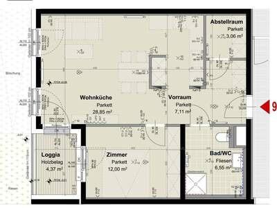 Wohnung provisionsfrei mieten in 1210 Wien