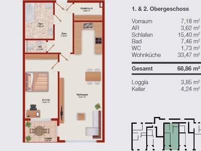 Apartment provisionsfrei kaufen in 4030 Linz