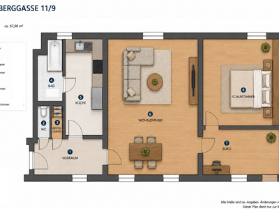 Wohnung mieten in 1100 Wien (Bild 1)