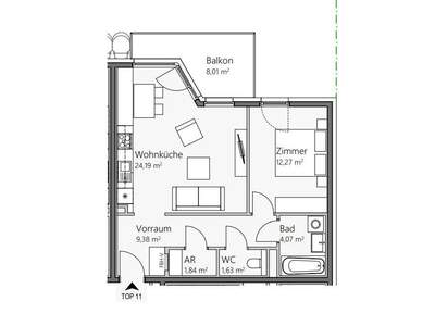 Terrassenwohnung kaufen in 1230 Wien (Bild 1)