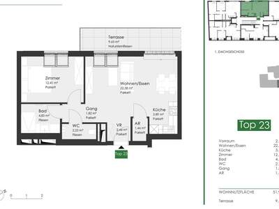 Wohnung mieten in 1180 Wien