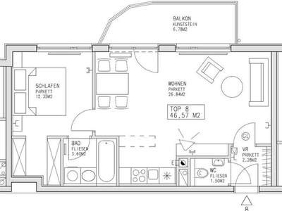 Wohnung mit Balkon mieten in 1050 Wien (Bild 4)